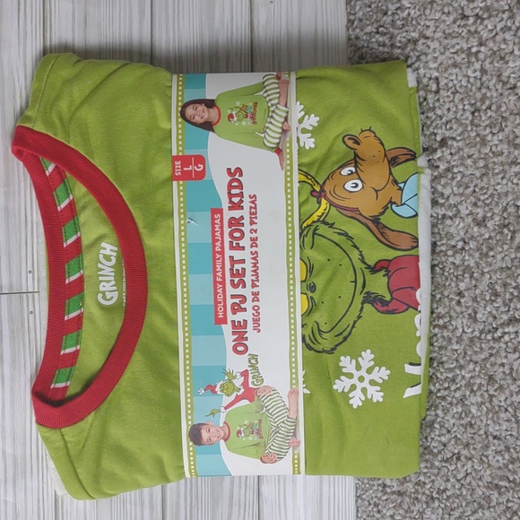 Dr. Seuss Other - Dr. Seuss Grinch 2Piece Kids LG 10/12 Pajama Set New